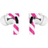 Pink and White Geometric Stripes AirPods Pro 2nd Gen Skin