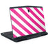 Pink and White Geometric Stripes Dell Alienware Skin