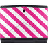 Pink and White Geometric Stripes Dell Alienware Skin