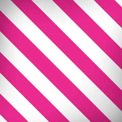 Pink and White Geometric Stripes Dell Alienware Skin