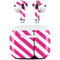 Pink and White Geometric Stripes Apple AirPods (3rd Gen 2021) Skin