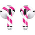 Pink and White Geometric Stripes Apple AirPods (3rd Gen 2021) Skin