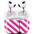 Pink and White Geometric Stripes Apple AirPods (3rd Gen 2021) Skin