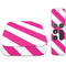 Pink and White Geometric Stripes Apple TV Skin