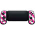 Pink and White Geometric Stripes Backbone One for iPhone Game Controller Skin
