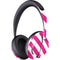 Pink and White Geometric Stripes Bose Noise Cancelling Headphones 700 Skin