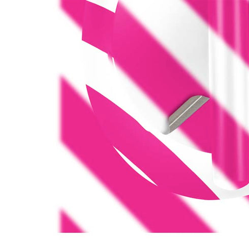 Pink and White Geometric Stripes Bose Noise Cancelling Headphones 700 Skin