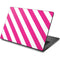 Pink and White Geometric Stripes Dell Chromebook Skin