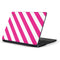 Pink and White Geometric Stripes Samsung Chromebook Skin