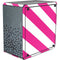 Pink and White Geometric Stripes Cooler Master MasterBox Q300L Mini Tower Skin