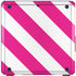 Pink and White Geometric Stripes Cooler Master MasterBox Q300L Mini Tower Skin