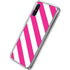 Pink and White Geometric Stripes Galaxy A10e Clear Case