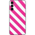 Pink and White Geometric Stripes Galaxy A14 5G Skin