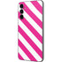 Pink and White Geometric Stripes Galaxy A14 5G Skin