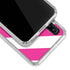 Pink and White Geometric Stripes Galaxy A20 Clear Case