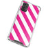 Pink and White Geometric Stripes Galaxy A32 5G Clear Case