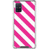 Pink and White Geometric Stripes Galaxy A51 5G Clear Case