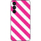 Pink and White Geometric Stripes Galaxy A54 5G Skin