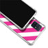 Pink and White Geometric Stripes Galaxy A71 5G Clear Case
