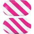 Pink and White Geometric Stripes Galaxy Buds Skin