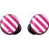 Pink and White Geometric Stripes Galaxy Buds Skin