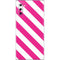 Pink and White Geometric Stripes Galaxy Note 10 Skin