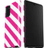 Pink and White Geometric Stripes Galaxy Note20 5G Pro Case
