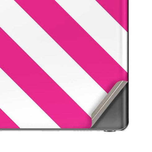 Pink and White Geometric Stripes Galaxy Note20 5G Skin