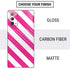 Pink and White Geometric Stripes Galaxy Note20 5G Skin