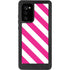 Pink and White Geometric Stripes Galaxy Note20 5G Waterproof Case