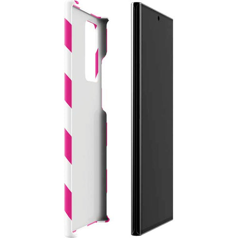 Pink and White Geometric Stripes Galaxy Note20 Ultra 5G Lite Case