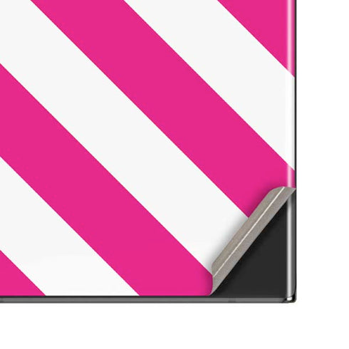 Pink and White Geometric Stripes Galaxy Note20 Ultra 5G Skin