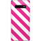 Pink and White Geometric Stripes Galaxy S10 Plus Skin