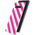 Pink and White Geometric Stripes Galaxy S10 Plus Skin