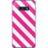 Pink and White Geometric Stripes Galaxy S10e Skin