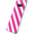 Pink and White Geometric Stripes Galaxy S10e Skin