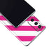 Pink and White Geometric Stripes Galaxy S20 Fan Edition Skin