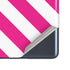 Pink and White Geometric Stripes Galaxy S20 Fan Edition Skin