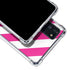 Pink and White Geometric Stripes Galaxy S20 FE Clear Case