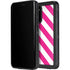 Pink and White Geometric Stripes Galaxy S20 Plus Waterproof Case