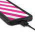 Pink and White Geometric Stripes Galaxy S20 Plus Waterproof Case
