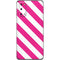 Pink and White Geometric Stripes Galaxy S20 Skin