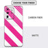 Pink and White Geometric Stripes Galaxy S20 Ultra 5G Skin