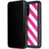 Pink and White Geometric Stripes Galaxy S20 Waterproof Case