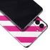 Pink and White Geometric Stripes Galaxy S21 5G Skin