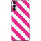 Pink and White Geometric Stripes Galaxy S21 Plus 5G Skin