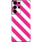 Pink and White Geometric Stripes Galaxy S21 Ultra 5G Skin