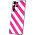 Pink and White Geometric Stripes Galaxy S21 Ultra 5G Skin