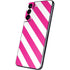 Pink and White Geometric Stripes Galaxy S22 Plus Skin