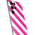 Pink and White Geometric Stripes Galaxy S22 Ultra Skin